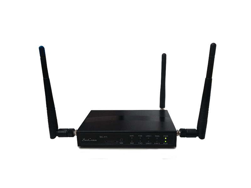 Wifi ATA with GSM 1SIM, 1 FXS, 1 FXO, 1 WAN, 4 LAN, WiFi AP Hotspot, 2.4GHz